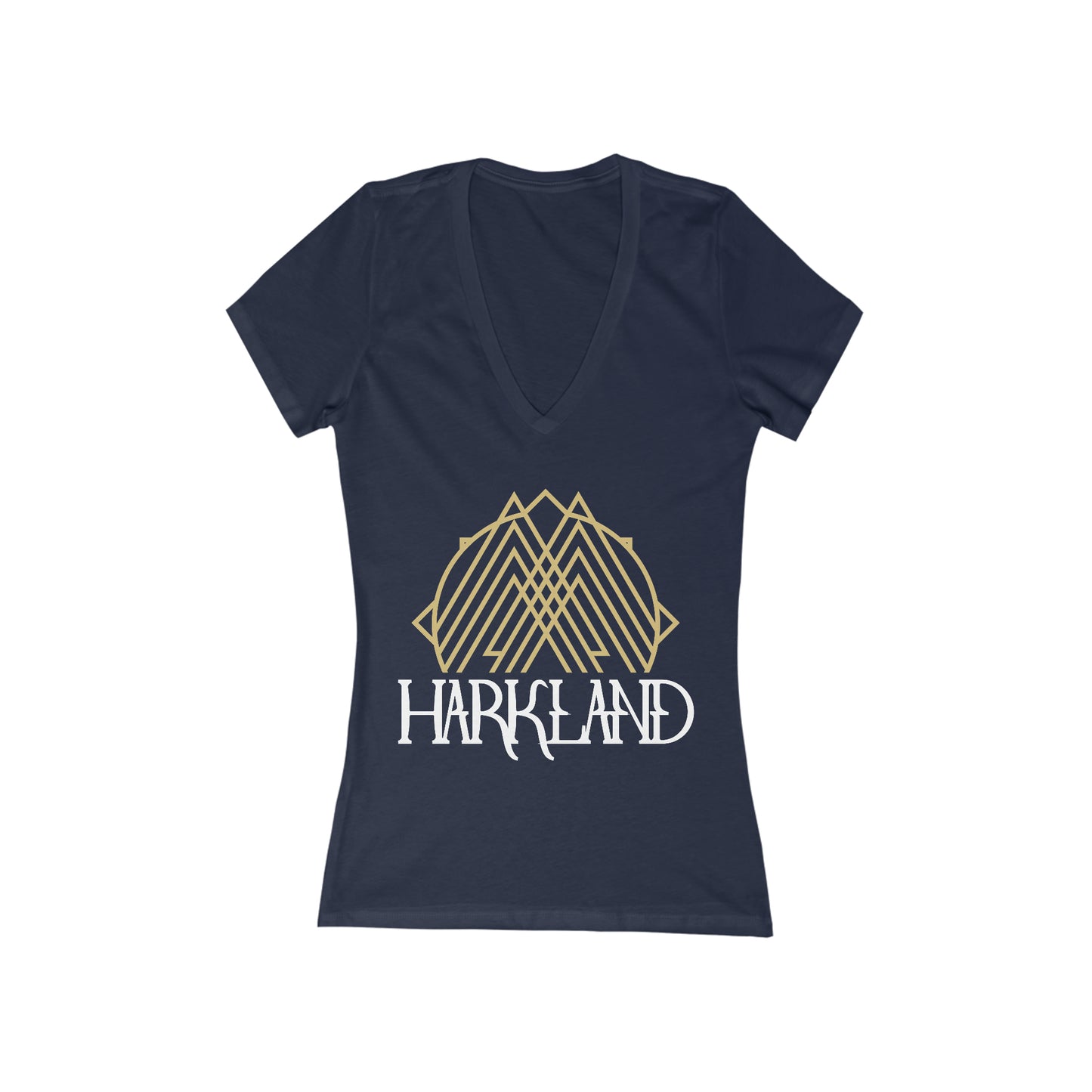 Jersey Short Sleeve Deep V-Neck Tee