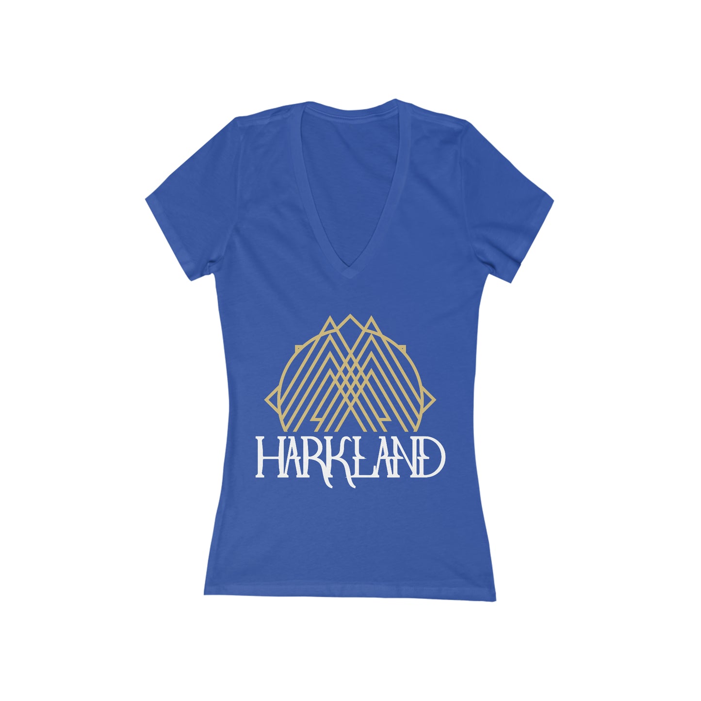 Jersey Short Sleeve Deep V-Neck Tee