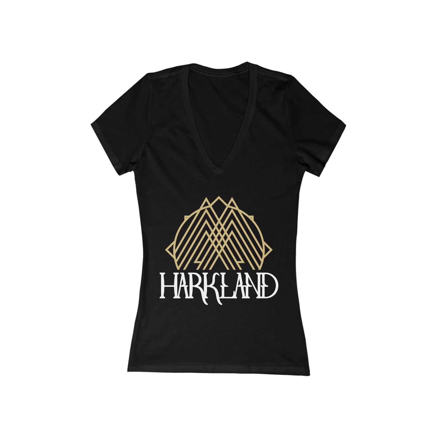 Jersey Short Sleeve Deep V-Neck Tee