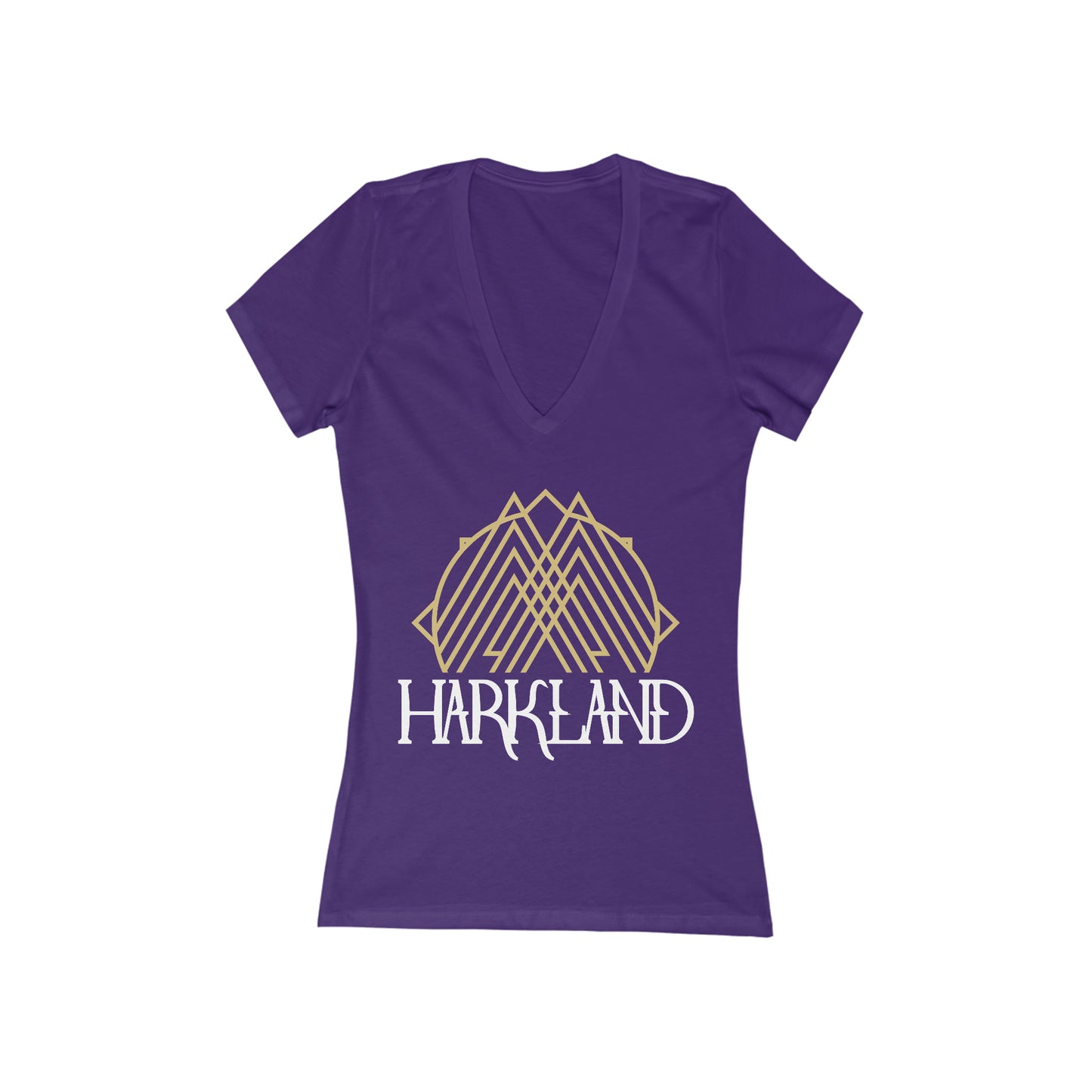 Jersey Short Sleeve Deep V-Neck Tee