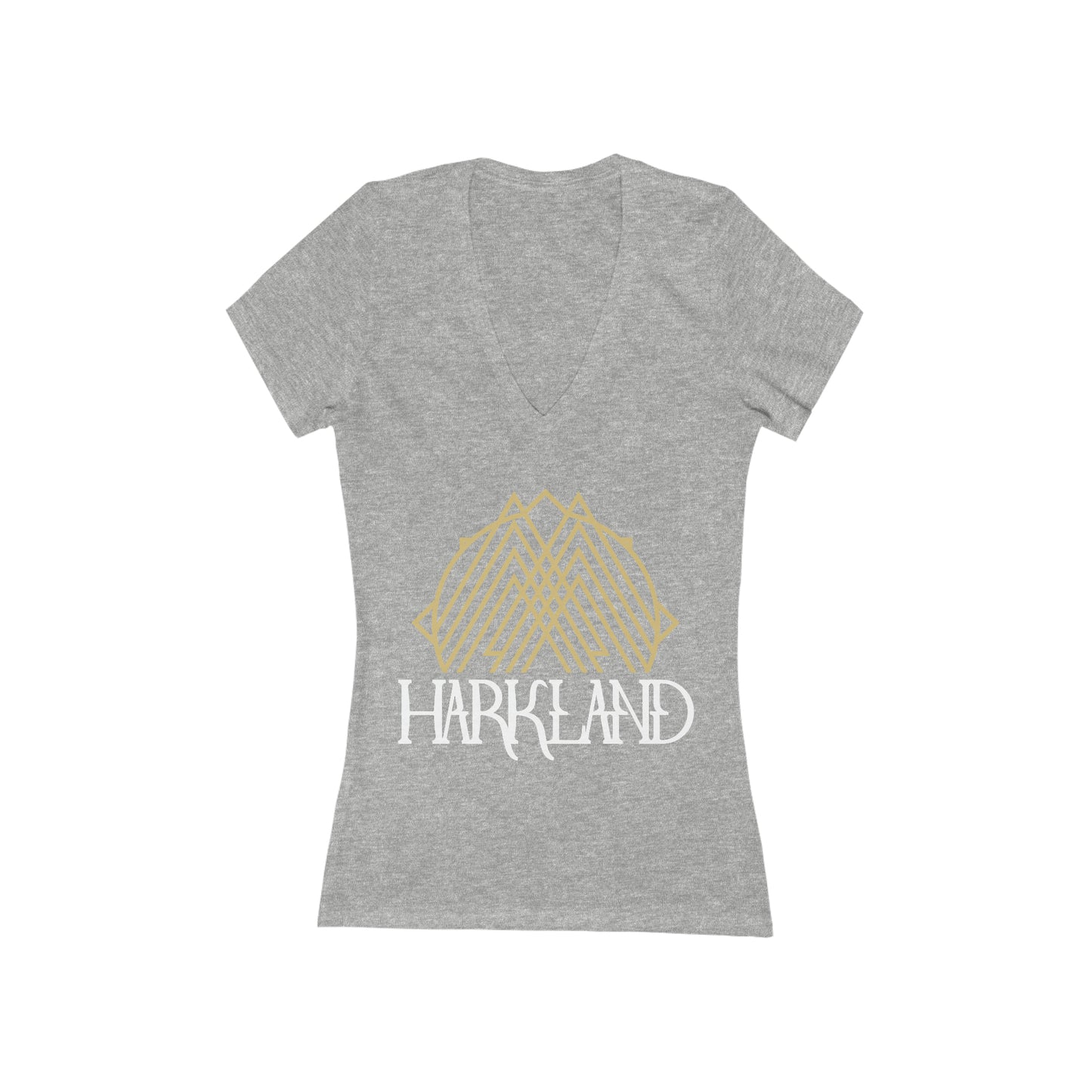 Jersey Short Sleeve Deep V-Neck Tee