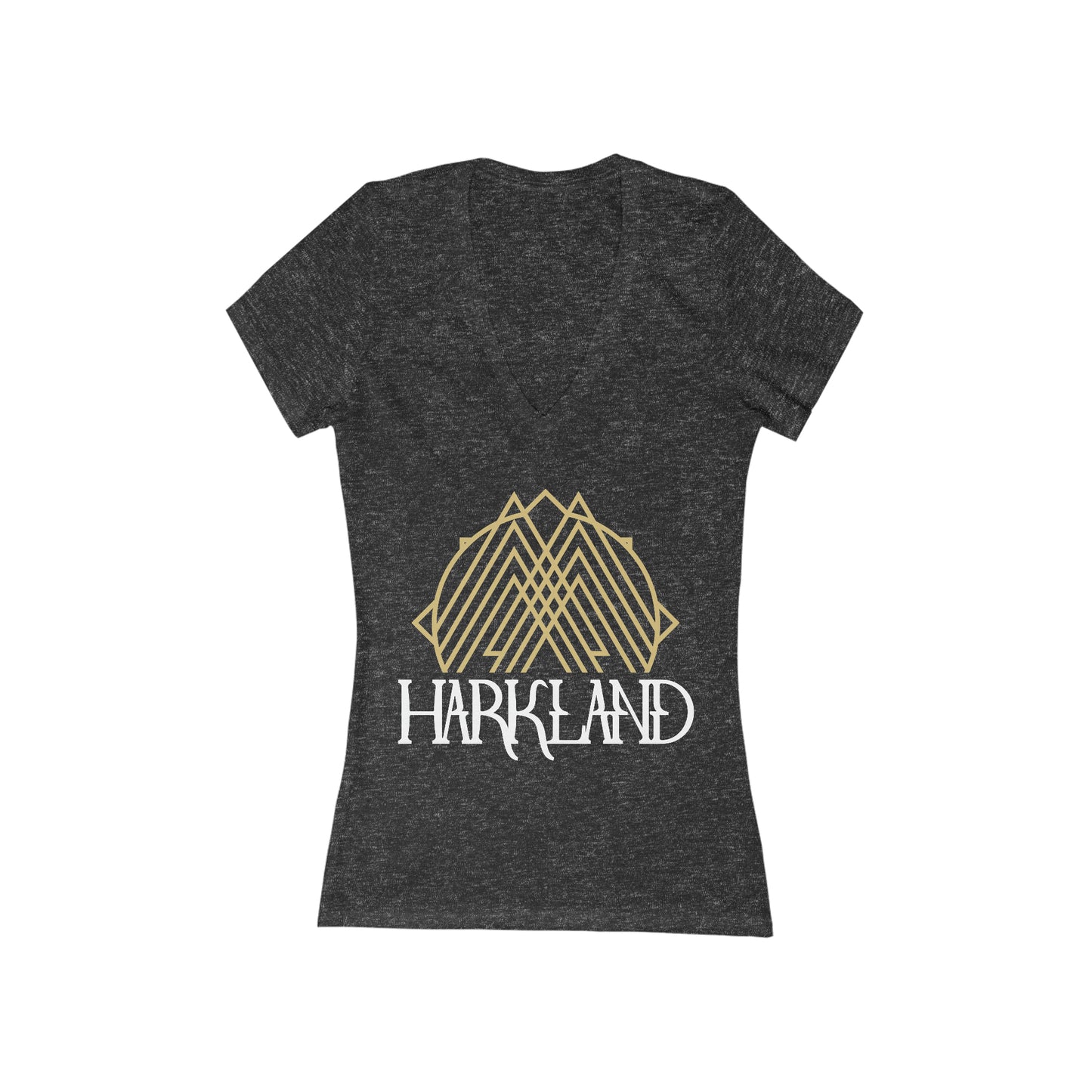 Jersey Short Sleeve Deep V-Neck Tee
