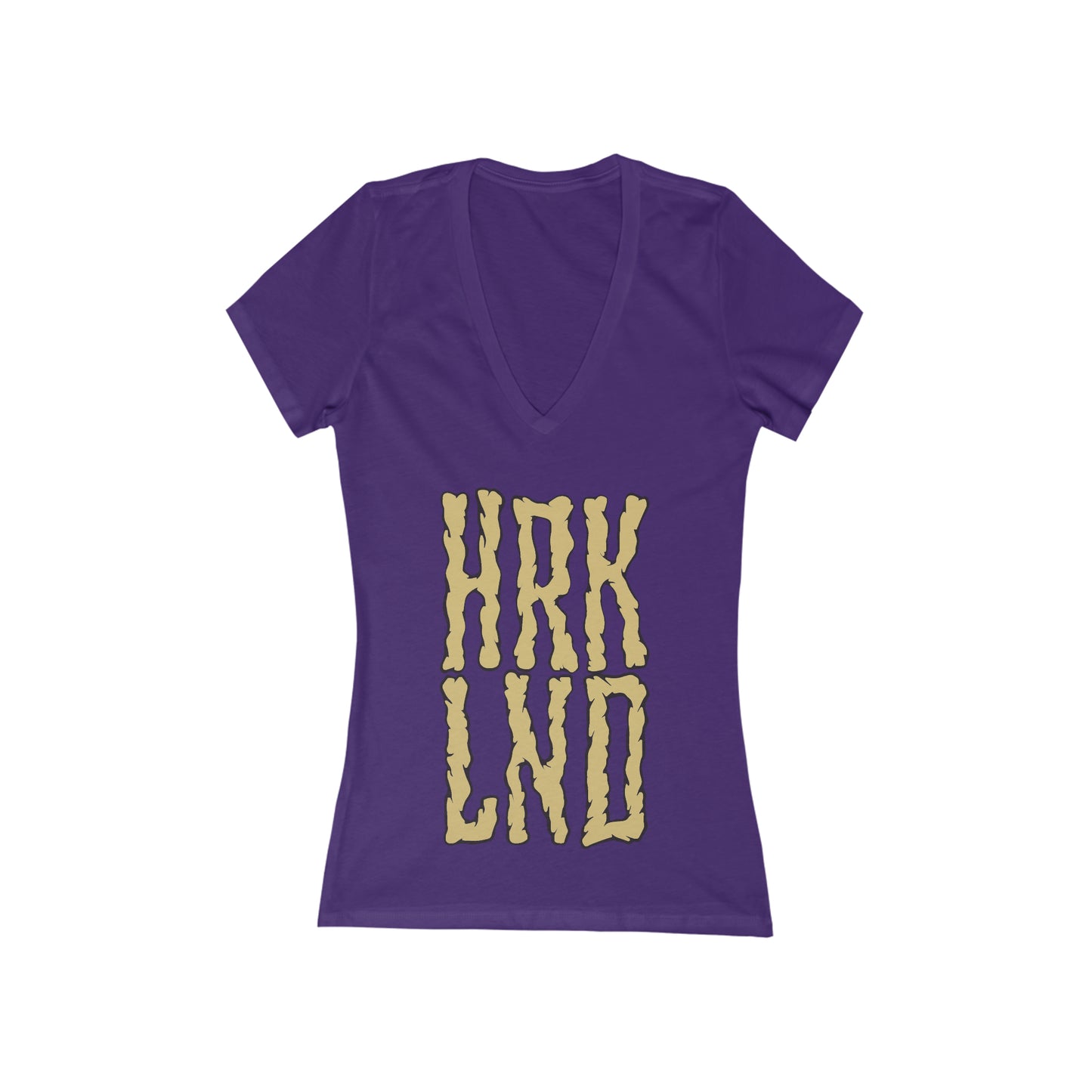 HRKLND "Bones" Jersey Short Sleeve Deep V-Neck Tee