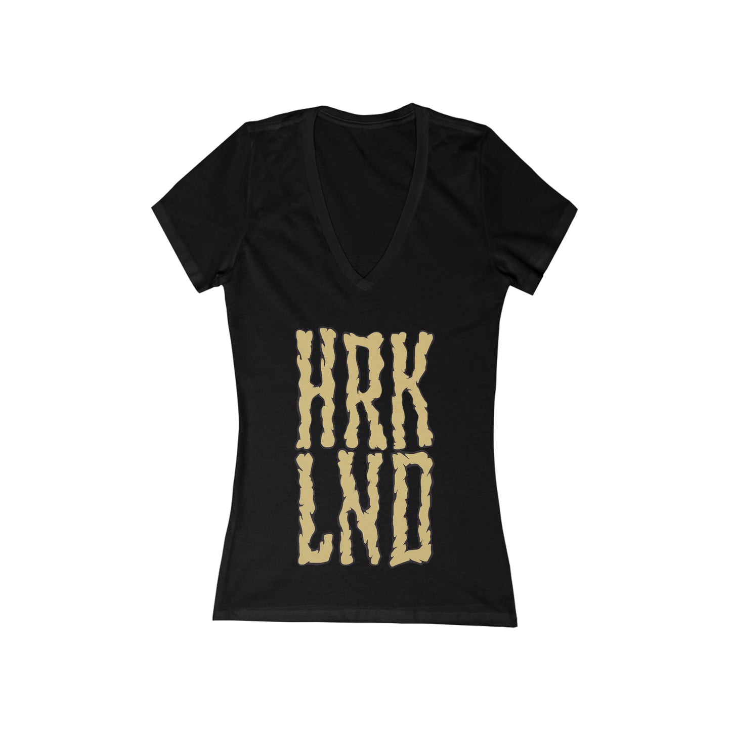 HRKLND "Bones" Jersey Short Sleeve Deep V-Neck Tee
