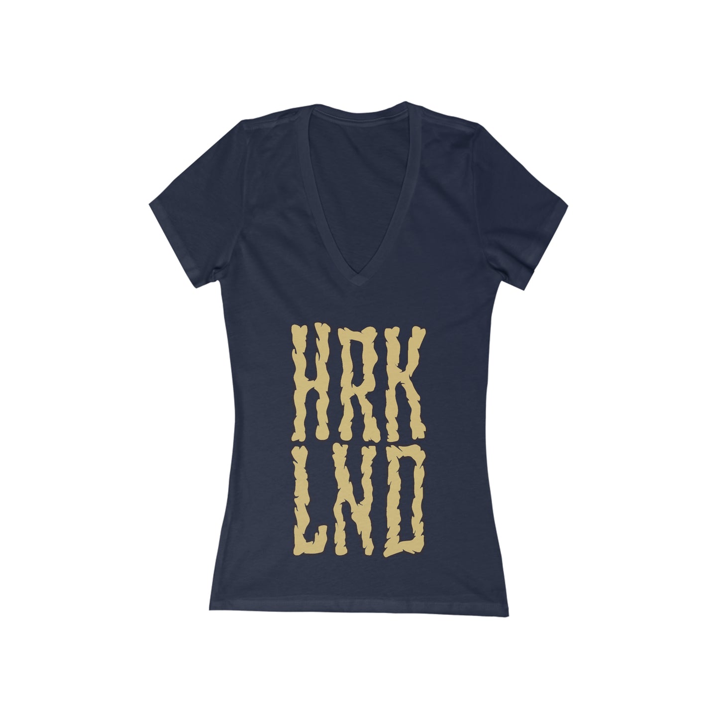 HRKLND "Bones" Jersey Short Sleeve Deep V-Neck Tee