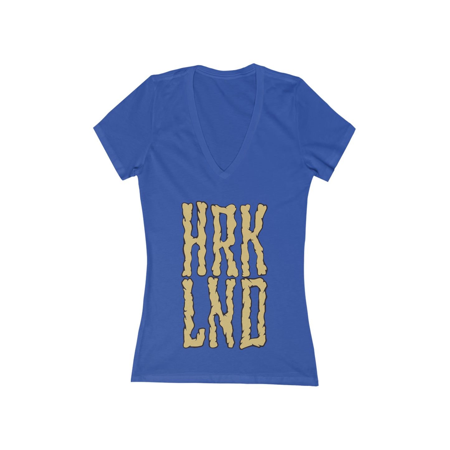 HRKLND "Bones" Jersey Short Sleeve Deep V-Neck Tee
