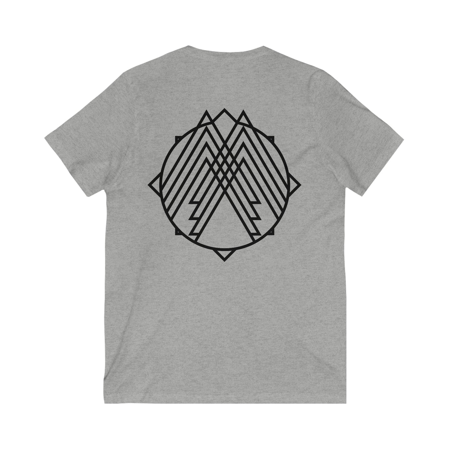 Unisex Jersey Short Sleeve V-Neck Tee