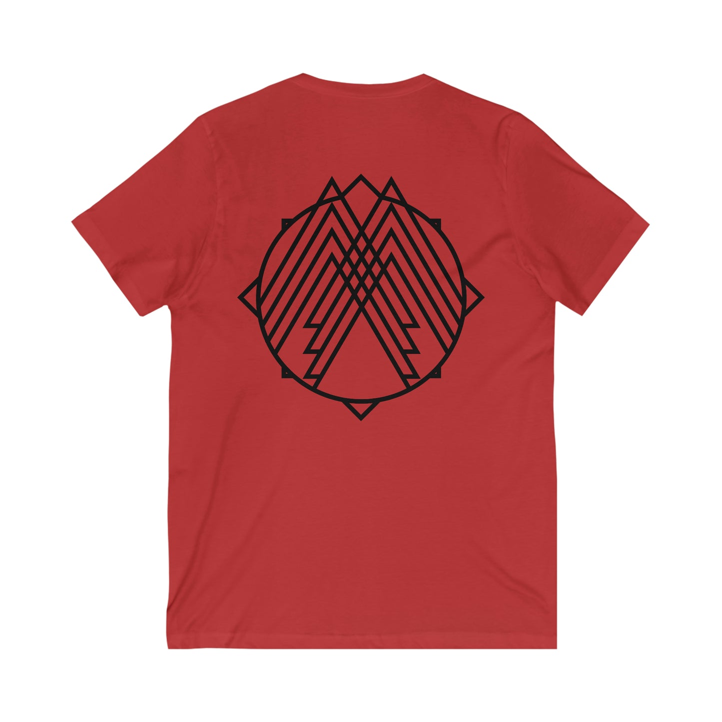 Unisex Jersey Short Sleeve V-Neck Tee